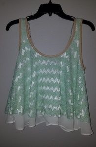 Flowy mint top